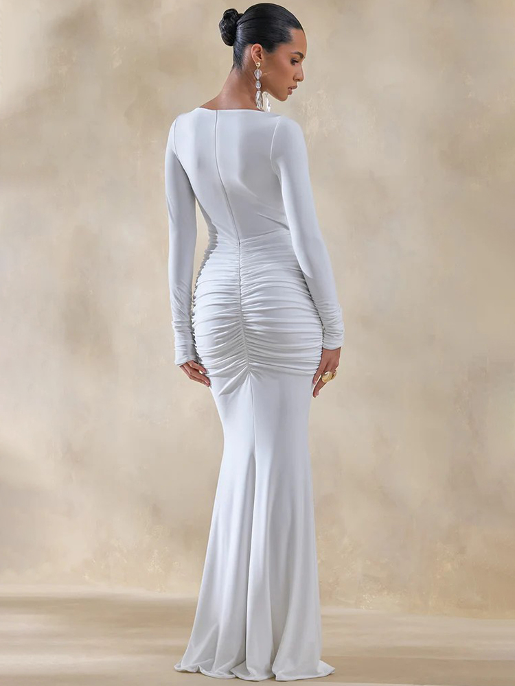 Blifanbo Elegant Long Sleeve S - Formal Wear Gowns For Women 评论和价格