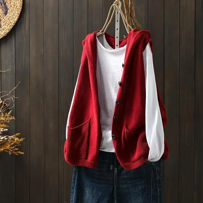 Waistcoat Red Cardigan Women's - Women'S Formal Wear Cardigan 评论和价格