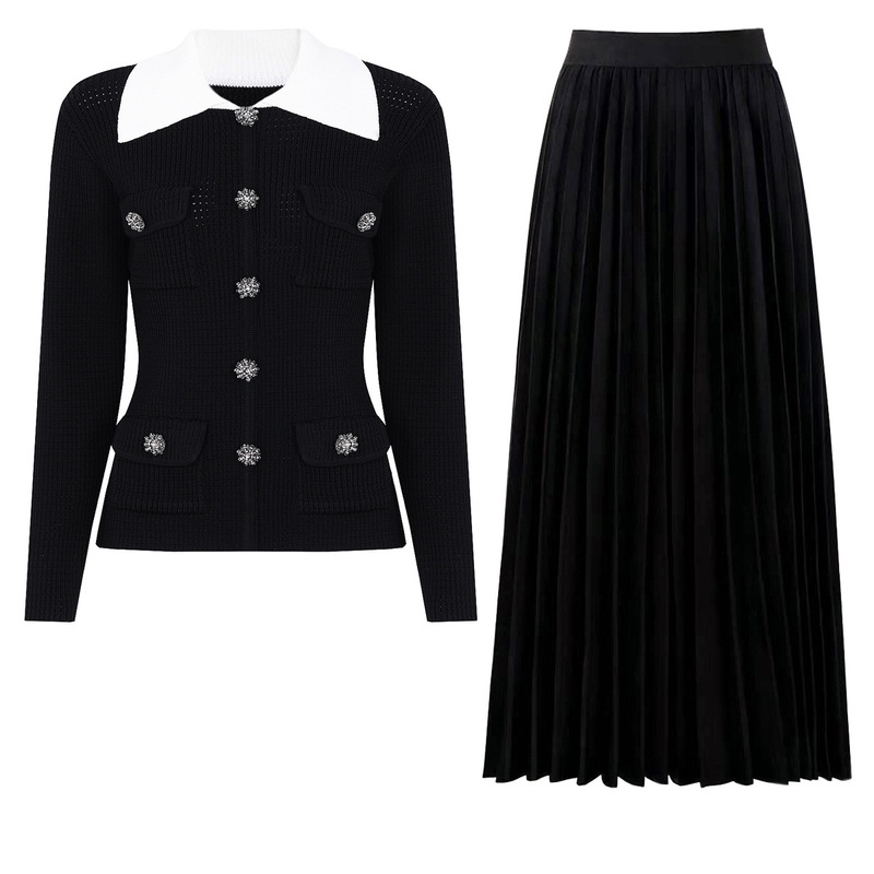 Women 2 Piece Outfit Elegant C - Women'S Formal Wear Cardigan 评论和价格