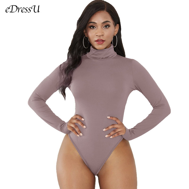 Women Bodysuit Turtleneck Autu - Turtleneck Bodysuit Office 评论和价格