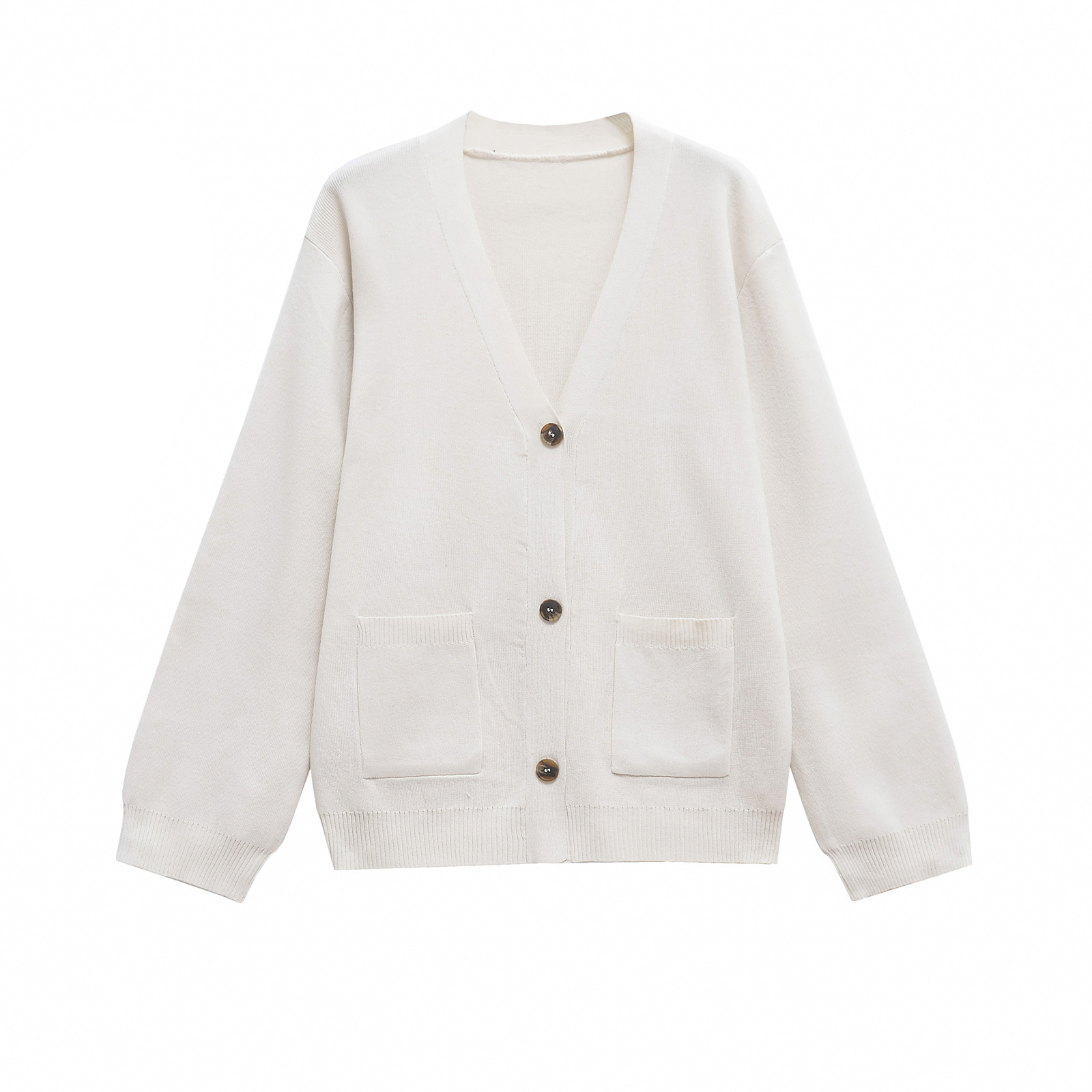 V-Neck Knit Cardigan Women Eve - Women'S Formal Wear Cardigan 评论和价格