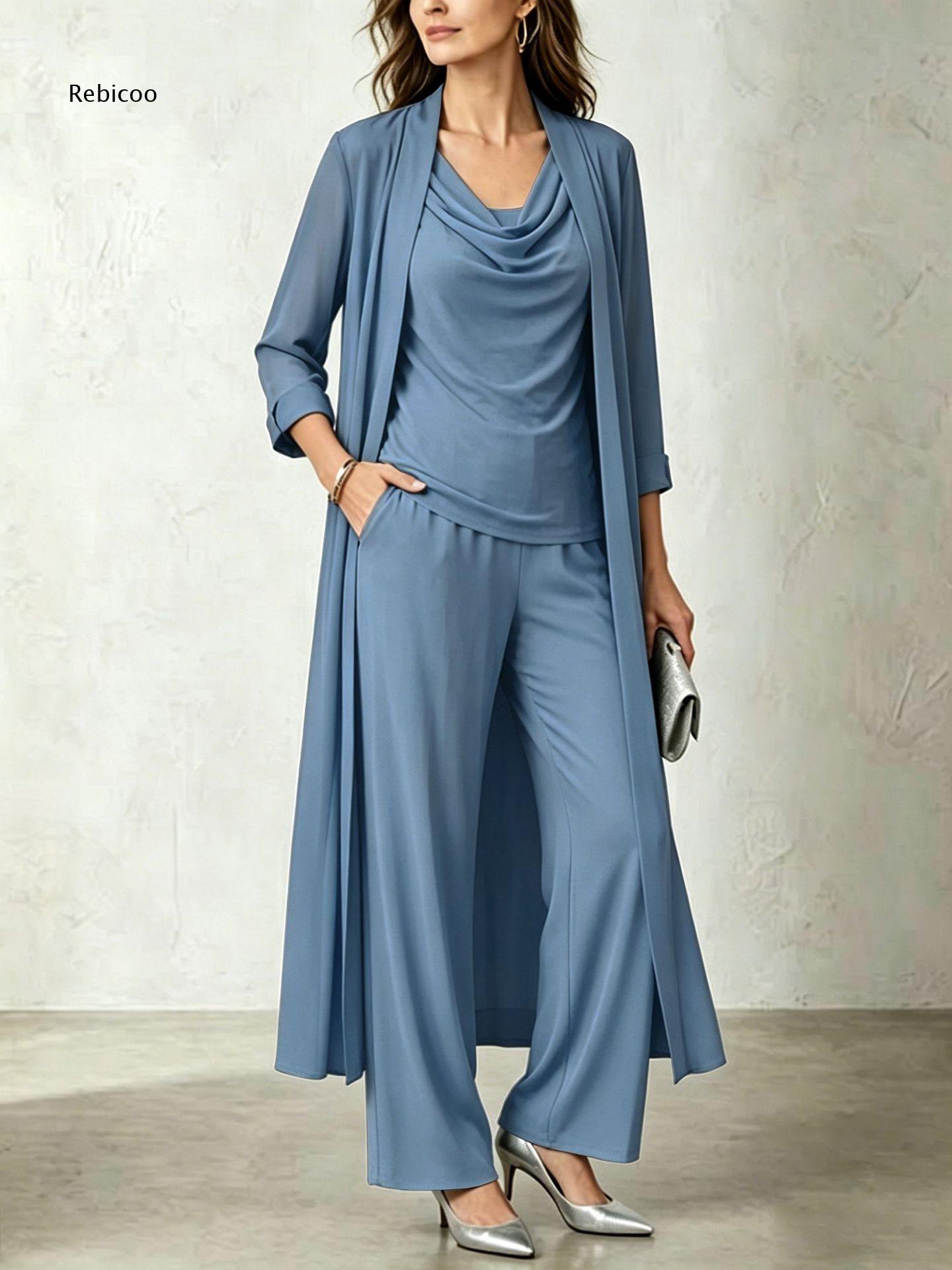 Women Three Piece Outfit Set C - Women'S Formal Wear Cardigan 评论和价格
