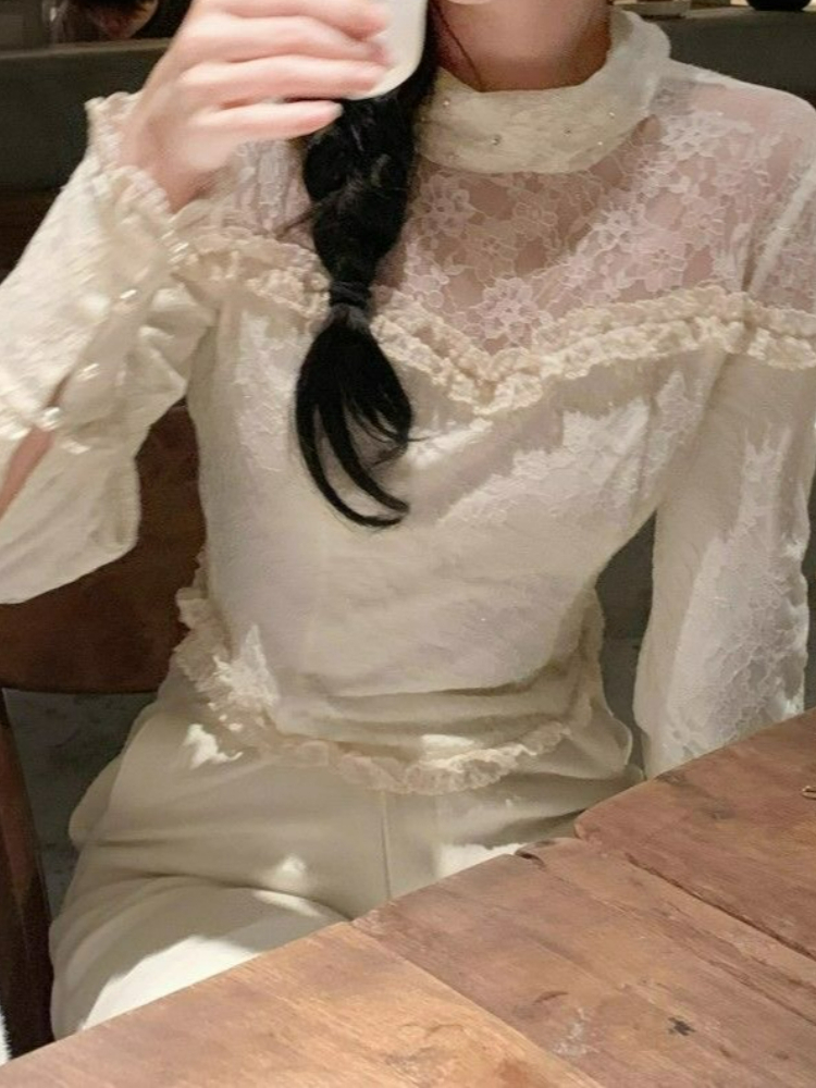 Elegant Long Sleeve Bodysuit B - Turtleneck Bodysuit Office 评论和价格