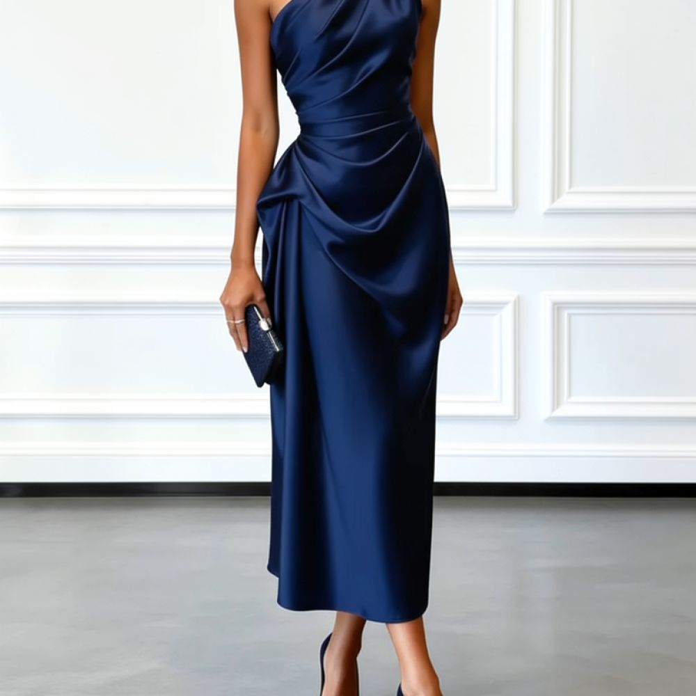 Sophisticated Satin Evening Dr - Woman Formal Wear 评论和价格